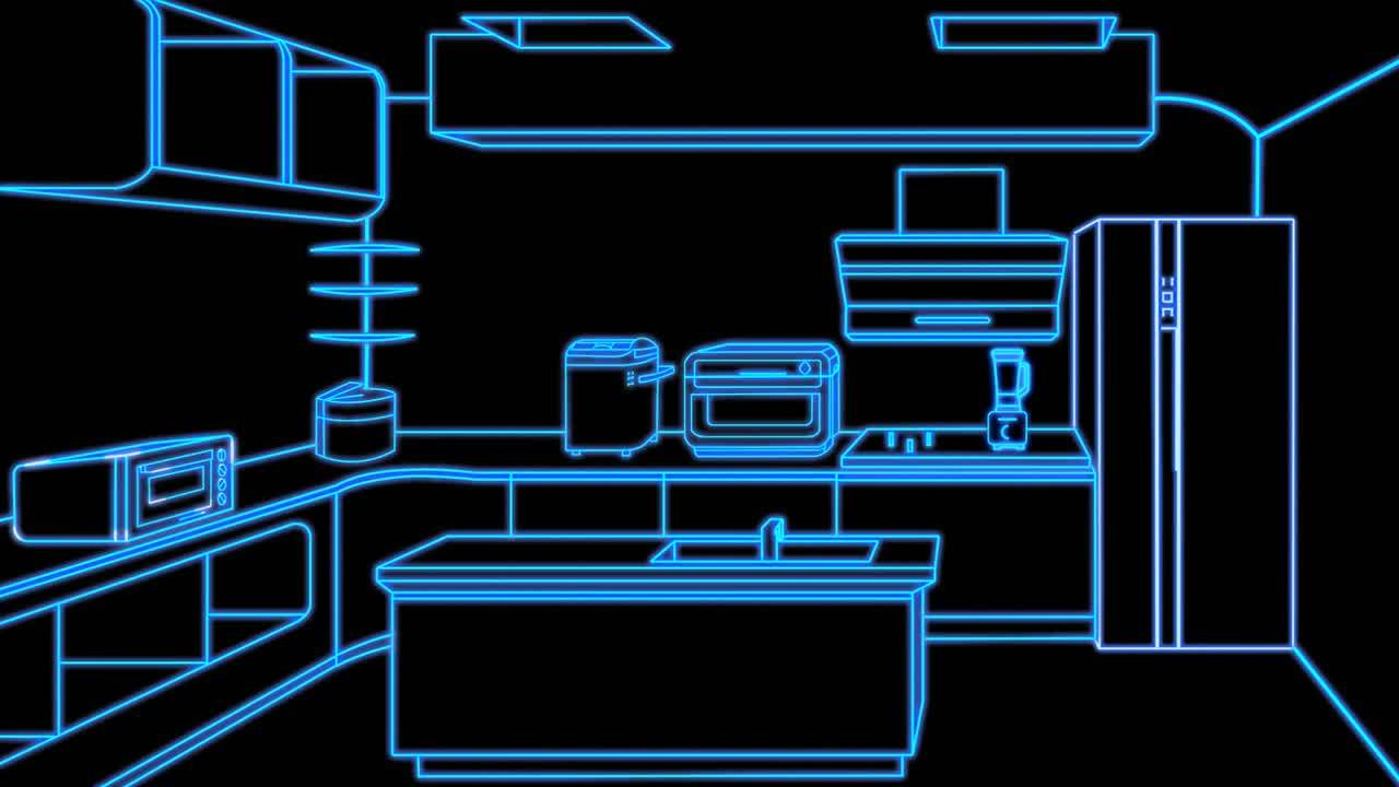 科技生活線條科技動畫帶您走進(jìn)科技生活
